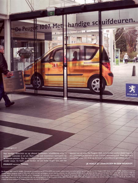 De schuifdeuren van Peugeot