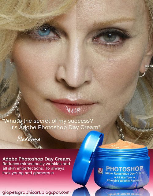 Maandagmorgenhumor: Madonna en Photoshop