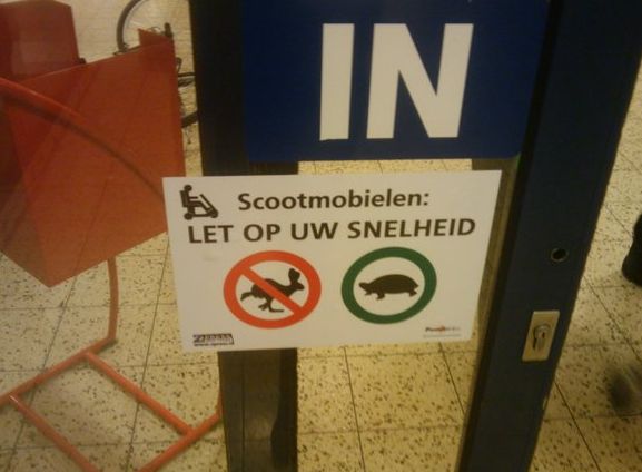 Schildpaddensnelheid, geen hazensnelheid