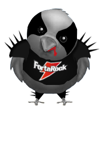 twitterbirdevil De evil Twitter bird van Fortarock