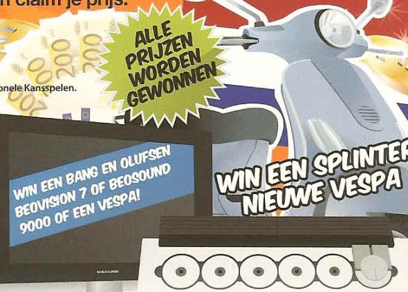 Wil iemand een splinter nieuwe Vespa winnen?