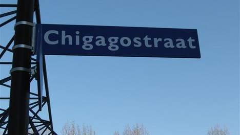 chigagostraat Blijft moeilijk, zo'n straatnaam spellen