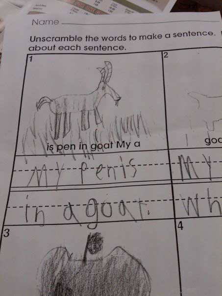Maandagmorgenhumor: creatief met letters