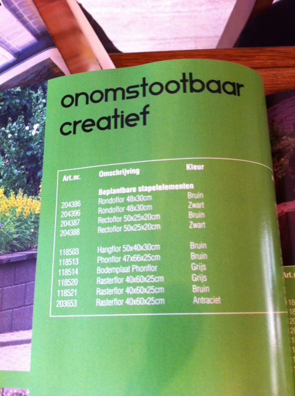 Onomstootbaar creatief