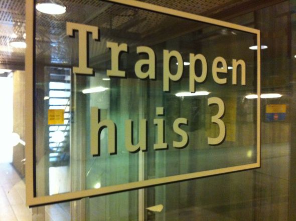 Je moet huis 3 trappen jonguh!