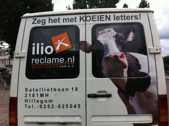 Zeg het met koeien en letters