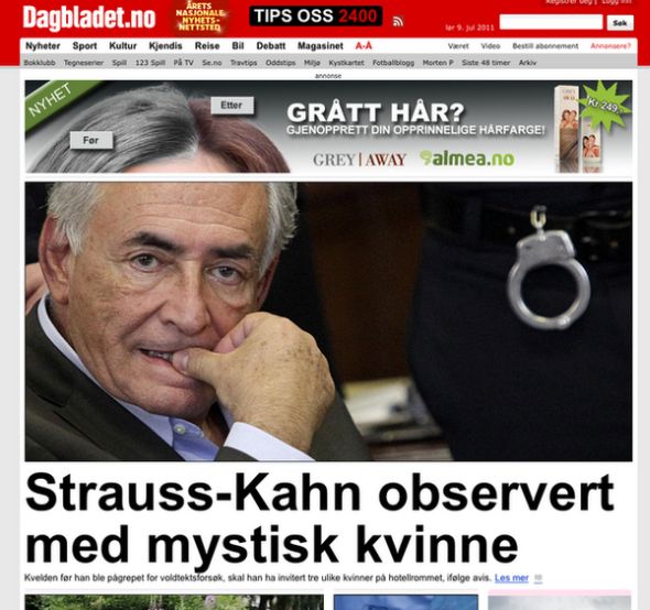 Beste advertentie ooit bij een nieuwsartikel