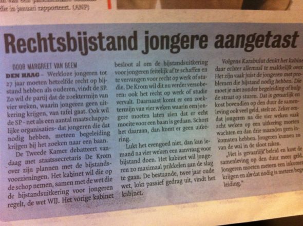 Rechtsbijstand of recht op bijstand?