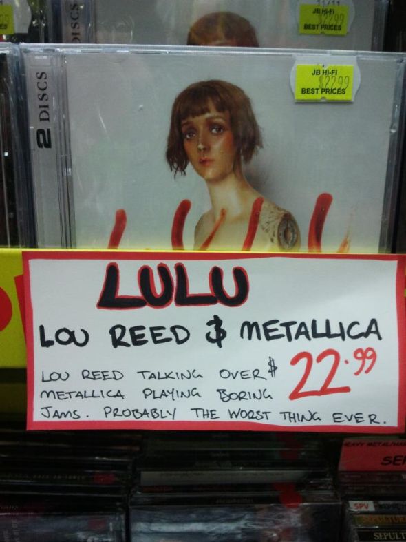 Prima manier om Lulu te verkopen, lijkt me
