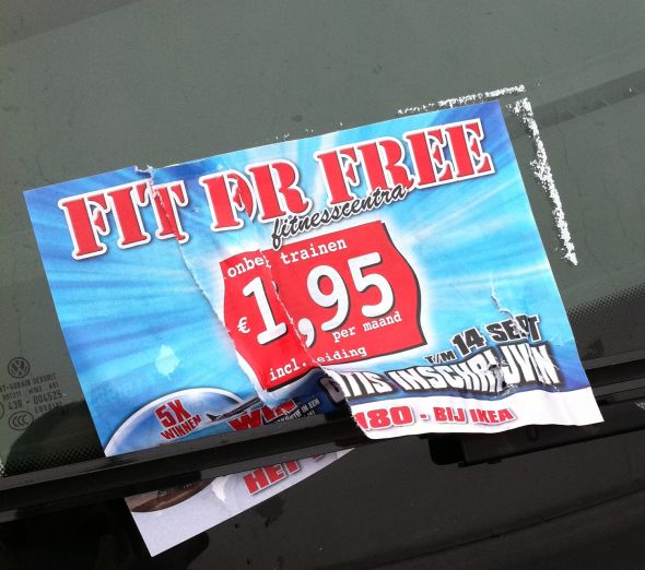 En bedankt hè, Fit For Free!