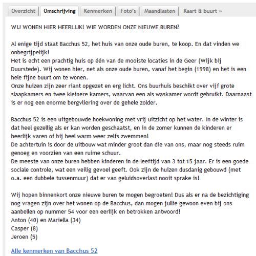funda-omschrijving