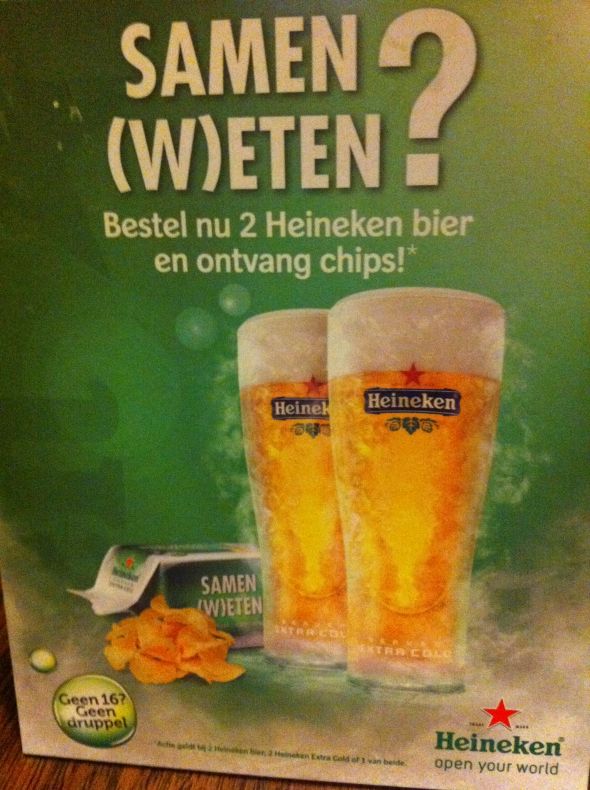 samenweten Snapt iemand deze uiting van Heineken?
