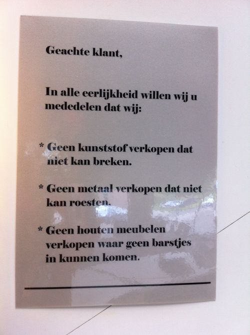 eerlijkheid Eerlijkheid in de praktijk