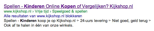 Bedenk een slogan voor Kijkshop