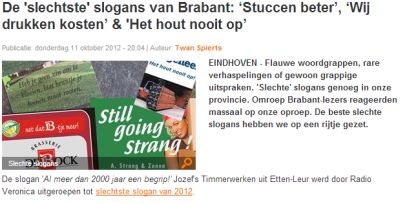 De 'slechtste' slogans van Brabant