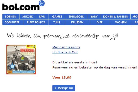Persoonlijke reserveertip slaat de plank mis