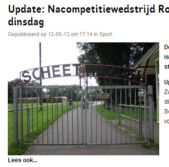 Nog een mooie sportparknaam: Scheetheuvel