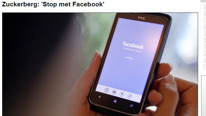 Ja, op zo'n kop klik je wel