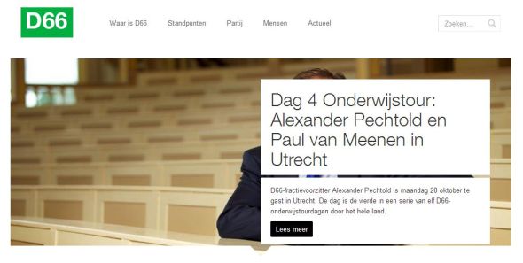 Maandagmorgenhumor: D66 speelt verstoppertje met Pechtold