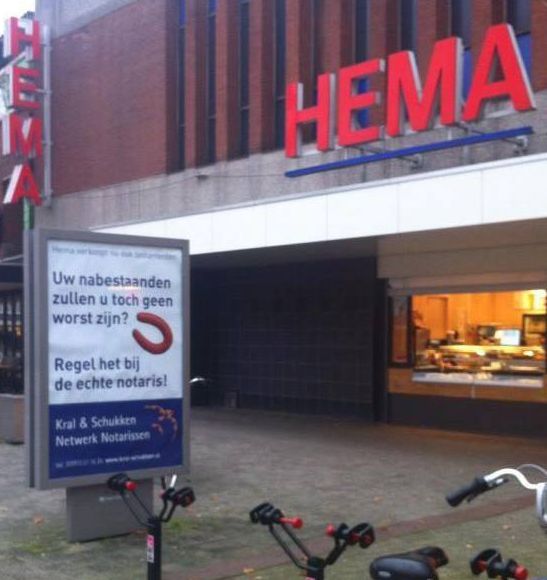 Maandagmorgenhumor: HEMA-inhaker