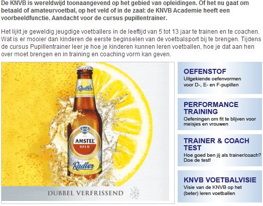 Pupillentrainer worden? Drink Amstel Radler!