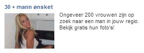 Ja, aan de kopregel te zien is dit echt een regionale advertentie