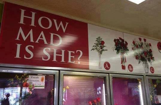 Maandagmorgenhumor: hoe boos is ze?