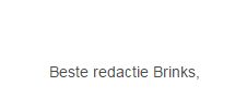 redactiebrinks