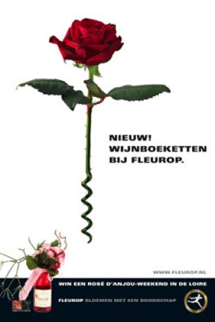 Wijnboeketten van Fleurop